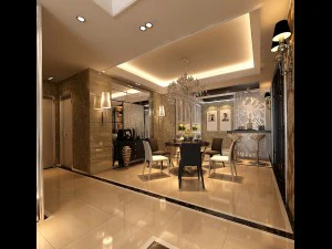 家庭-厨房-餐厅208 3D 模型