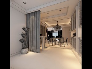 family - kitchen - restaurant 208 3D Модель