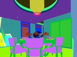 family - kitchen - restaurant 210 Modelo 3D