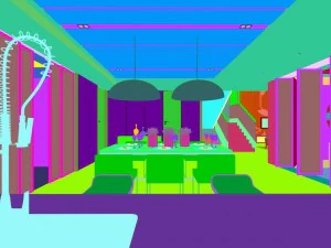 family - kitchen - restaurant 213 3D Model