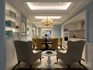 family - kitchen - restaurant 213 Model 3D