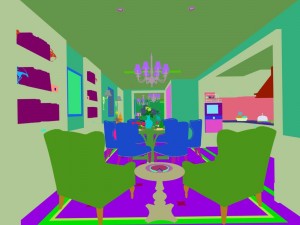 family - kitchen - restaurant 213 Model 3D