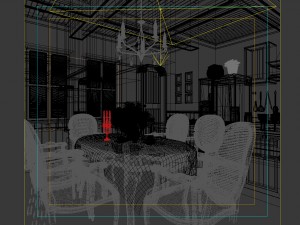 family - kitchen - restaurant 215 3D-Modell