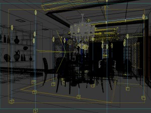 family - kitchen - restaurant 216 3D Model