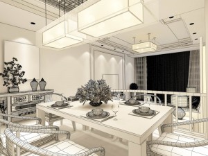family - kitchen - restaurant 217 Modelo 3D