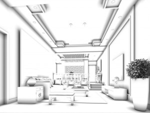 family - kitchen - restaurant 217 Modelo 3D