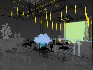 family - kitchen - restaurant 217 Modelo 3D
