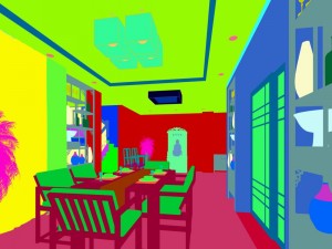 family - kitchen - restaurant 218 3D Модель
