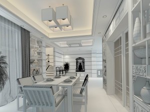 family - kitchen - restaurant 218 3D Модель