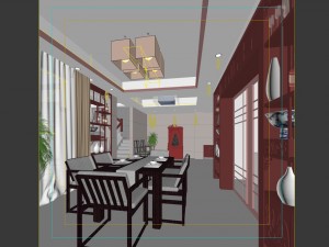 family - kitchen - restaurant 218 3D Модель