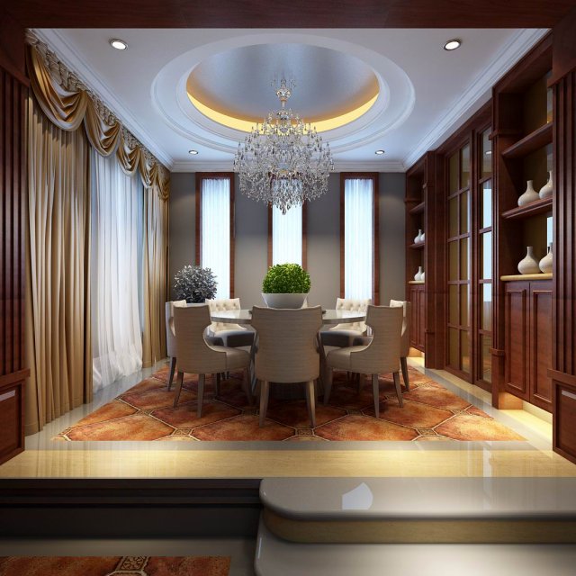 family - kitchen - restaurant 220 3Dモデル .c4d .max .obj .3ds .fbx .stl .blend 