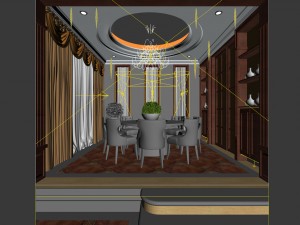 family - kitchen - restaurant 220 3Dモデル