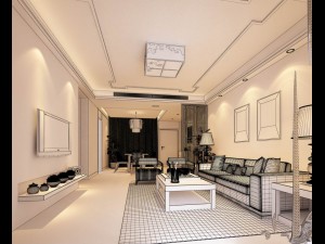 family - kitchen - restaurant 221 Modèle 3D