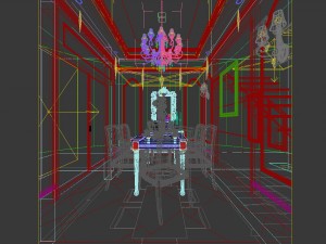 family - kitchen - restaurant 223 3D Модель