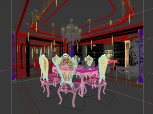 family - kitchen - restaurant 226 Modelo 3D