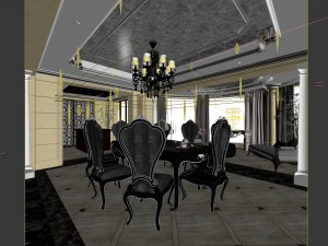 family - kitchen - restaurant 226 Modelo 3D
