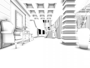 family - kitchen - restaurant 228 3D Model