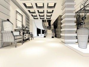 family - kitchen - restaurant 228 3D Model