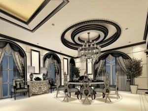 family - kitchen - restaurant 229 3D Model