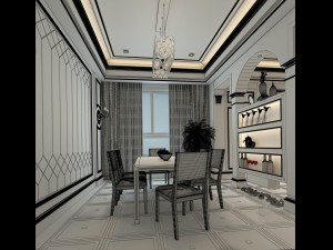 family - kitchen - restaurant 231 Modelo 3D