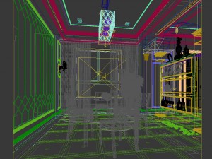 family - kitchen - restaurant 231 Modelo 3D