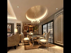 家庭 - 厨房 - 餐厅 232 3D 模型