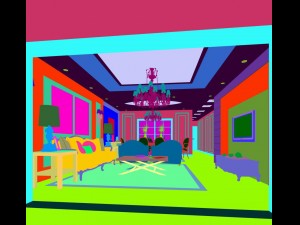 family - kitchen - restaurant 232 3D Модель