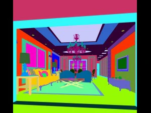 family - kitchen - restaurant 232 3D Model
