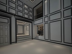 family - kitchen - restaurant 235 Model 3D