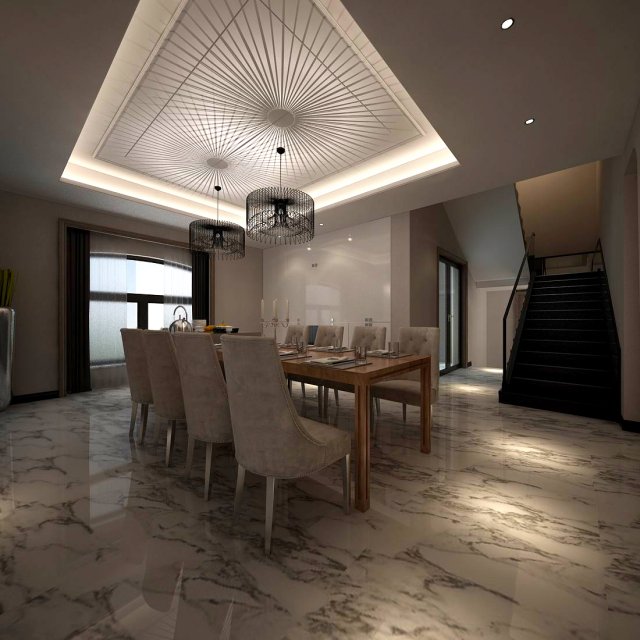 family - kitchen - restaurant 236 3D 모델 .c4d .max .obj .3ds .fbx .stl .blend 