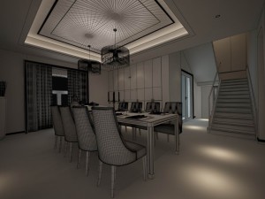 family - kitchen - restaurant 236 3D 모델