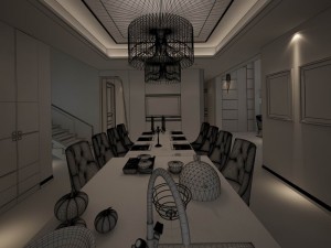 family - kitchen - restaurant 236 3D 모델