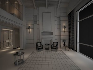 family - kitchen - restaurant 236 3D 모델