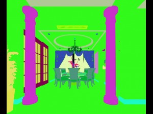 family - kitchen - restaurant 241 Modèle 3D