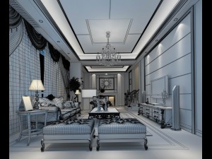 family - kitchen - restaurant 241 Modèle 3D
