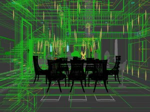family - kitchen - restaurant 243 3D Model