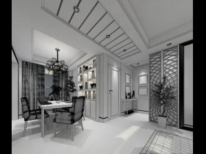 family - kitchen - restaurant 245 3D Model