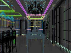 family - kitchen - restaurant 248 3D Модель