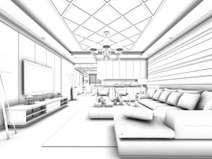 family - kitchen - restaurant 250 3D-Modell