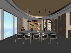 family - kitchen - restaurant 251 3D Model