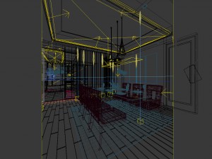 family - kitchen - restaurant 257 3D Model