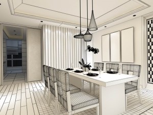 family - kitchen - restaurant 257 3D Model