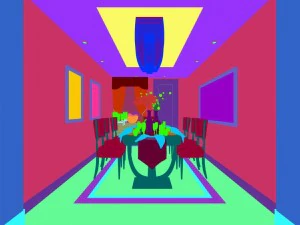 family - kitchen - restaurant 259 3D Model