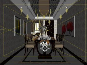 family - kitchen - restaurant 259 3D Model