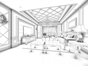 family - kitchen - restaurant 262 3D Model