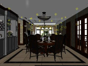 family - kitchen - restaurant 266 3D Model
