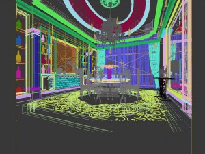 family - kitchen - restaurant 273 3D Model
