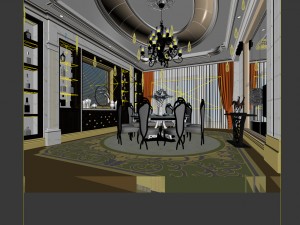 family - kitchen - restaurant 273 3D Model