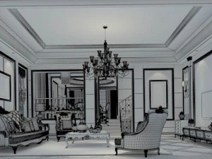 family - kitchen - restaurant 275 3D Model