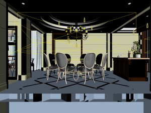 family - kitchen - restaurant 275 3D 模型